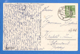 Allemagne Bizone 1946 Carte Postale De Bad Nauheim (G16764) - Cartas & Documentos