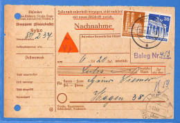 Allemagne Bizone 1949 Carte Postale De Syke (G16765) - Lettres & Documents