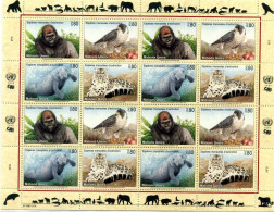 1993 ONU Nazioni Unite Ginevra Animals, Fauna, Animali, Minifoglio MNH ** - Ongebruikt