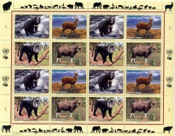 2004 ONU Nazioni Unite Ginevra Animals, Fauna, Animali, Minifoglio MNH ** - Unused Stamps