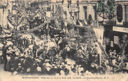 41-MONTRICHARD - FÊTES DES 15/16 ET 17 AOÛT 1908, LE DEFILE , LA CHARRETTE FLEURIE - Montrichard