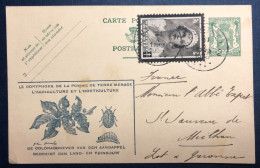 Belgique, Entier-carte (illustré), Cachet à Point MORTSEL 31.10.1935 - (N514) - Briefkaarten 1934-1951