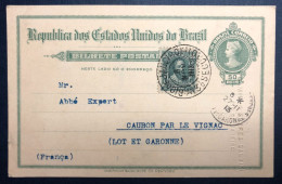 Brésil, Entier-carte Postale - RIO DE JANEIRO 6.11.1913 - (N517) - Postal Stationery