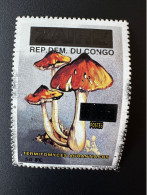 Congo Kinshasa 2000 Mi. 1529 Surchargé Overprint Zaire Termitomyces Aurantiacus Champignon Pilz Mushroom Funghi - Funghi