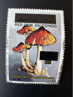 Congo Kinshasa 2000 Mi. 1529 Surchargé Overprint Zaire Termitomyces Aurantiacus Champignon Pilz Mushroom Funghi - Neufs