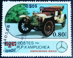 Kampuchea 1986 Voiture Car Automobile Yvert 662 O Used - Kampuchea