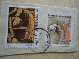 GREECE POSTMARK  ON PAPERS  ΤΡΟΜΒΕΤΙΝΙΑ 361 - Postmarks - EMA (Printer Machine)