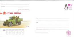 Russia 2012 War Machine Car Cars Transport - Stamped Stationery