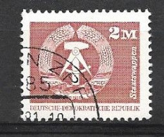 Rda 1980 N 2203 (yv) Armoiries Rda Oblitéré Sans Trace De Charniére - Autres & Non Classés