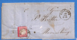Allemagne Reich 1872 Lettre De Constanz (G16830) - Storia Postale