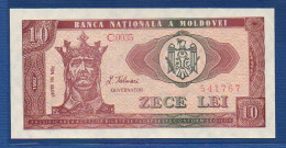 MOLDOVA - P. 7 – 10 Lei 1992 UNC, Serie C.0035 541767 - Moldawien (Moldau)