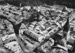 55-LIGNY-EN-BARROIS- PLACE DE LA REPUBLIQUE AU FOND GROUPE SCOLAIRE ET PARC VUE AERIENNE - Ligny En Barrois