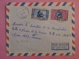 AX20  DAHOMEY  BELLE LETTRE  1961PETIT BUREAU AGOUE A NANTES  +  AFFR.  PLAISANT+ + - Lettres & Documents
