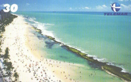 Brazil:Brasil:Used Phonecard, Telemar, 30 Credits, Boa Viagem Beach, 2000 - Brasilien