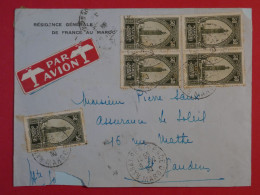 AX20  MAROC LETTRE  1913  RABAT  A  ST GAUDENS  FRANCE +  AFFR. INTERESSANT+ + - Cartas & Documentos