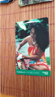 Phonecard Tuvalu  $ 10 Letter DITIC Used  Rare - Tuvalu