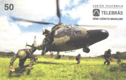 Brazil:Brasil:Used Phonecard, Sistema Telebras, 50 Units, Helicopter, 1996 - Brasilien