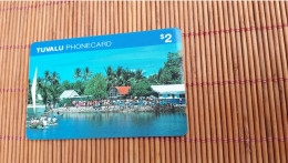 Phonecard Tuvalu  $ 2 Letter DITIA Used  Rare - Tuvalu