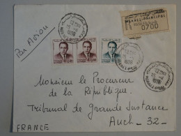 AX20  MAROC BELLE  LETTRE RECOM. 1956 MEKNES  A AUCH + +  AFFR. INTERESSANT+ + - Cartas & Documentos