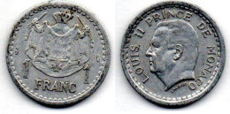 MA 21660 /  Monaco 1 Franc TTB - 1922-1949 Louis II