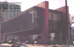 Brazil:Brasil:Used Phonecard, Sistema Telebras, 35 Units, Sao Paulo Art Museum, 1996 - Brasilien