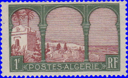 Algérie 1926. ~ YT 51*  - 1 F. Alger. Mustapha Supérieur - Neufs