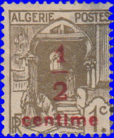 Algérie 1924. ~ YT 57* - ½/1 C Alger. Rue De La Kasbah - Neufs