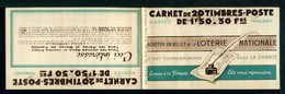 Carnet Pétain N° 517 - Couverture Vide -  Série 63- Nombreux Thèmes. - Old : 1906-1965