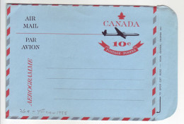 CANADA     Aerogramme  10c - Poste Aérienne