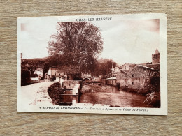 34/ St Pons De Thomieres Le Ruisseau D’aguze Et La Place Du Foiralet - Saint-Pons-de-Thomières