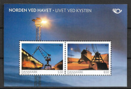 DENMARK 2010 NORDEN,  LIFE BY THE SEA MNH - Blocks & Kleinbögen