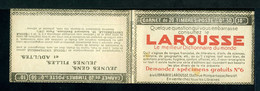 Carnet PAIX Couverture Vide Série 274 Thèmes Larousse Dictionnaire Laine Tricot Robe - Anciens : 1906-1965