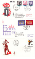 1984 ANNATA COMPLETA SU FDC VENEZIA SASS 1132-1153 ESCLUSE LE DUE SERIE SASS 1139-41  Cv -------- - Storia Postale