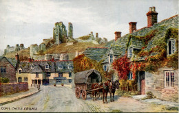 A R QUINTON - SALMON 2264 - CORFE CASTLE And VILLAGE - NO CHILDREN - Quinton, AR