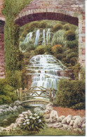 A R QUINTON - SALMON 2996 - LOWER CASCADE, VENTNOR, I OF WIGHT - WITH WOODEN BRIDGE - Quinton, AR