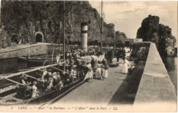 LL Postcard Of SS  ALERT In Harbour At SARK  - Note Passengers Dress - Suits & Dresses With Hats !! - Sark