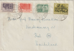 NEDERLAND - 1952 - ENVELOPPE De AMSTERDAM => KIEL (GERMANY) - Briefe U. Dokumente