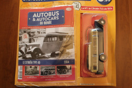 AUTOBUS & AUTOCARS DU MONDE CITROEN T45 DE 1934 + L'ISOBLOC 648 DP DE 1955 HACHETTE N°1  ET N°2 NEUF EMBALLAGE D'ORIGINE - Autocarri