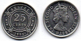 MA 21725 / Bélize 25 Cents 1991 SUP - Belize