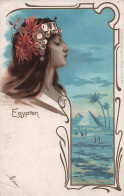 Illustrateur  - Egypten - Egypte - Illustration Orientale - Carte Postale Ancienne - Ante 1900