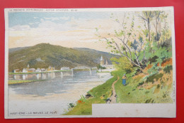 Cpa HASTIERE  Illustrateur F. Ranot 1903 LA MEUSE LE PONT - Hastière