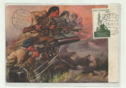 MITRAGLIERI - SERIE CARTOLINE O.M.S. ILLUSTRATA TAFURI - NV FG - Guerre 1939-45