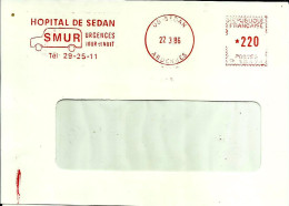 Lettre  EMA  Havas P 1986  SMUR  Hopital Santé Medecine  Transport 08 Sedan   C23/20 - Primo Soccorso