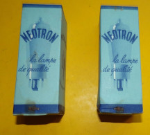 LOT DE 2 LAMPES TUBES RADIO MILITAIRE , NEOTRON REFERENCE 25L6GT  ,NOS AND NIB TUBES , RADIOAMATEUR ,  NEUF , VOIR PHOT - Radios