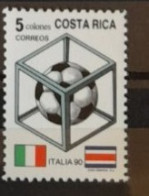 ITALIA 1990 MNH** COSTA RICA   FOOTBALL FUSSBALL SOCCER CALCIO VOETBAL FOOT FUTEBOL FUTBOL - 1990 – Italie