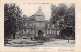 FRANCE - 82 - SERIGNAC - L'Hôtel De Ville - Edit Escure Et Fils - Carte Postale Ancienne - Sonstige & Ohne Zuordnung