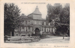 FRANCE - 82 - SERIGNAC - L'Hôtel De Ville - Edit Escure Et Fils - Carte Postale Ancienne - Autres & Non Classés