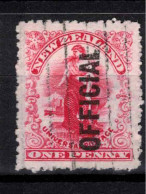 NZ 1907 1d Universal Official "No Dot" SG ?? U #CBL8 - Service