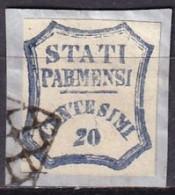 PARME - 20 C. Bleu Taxe De 1859 FAUX - Parma