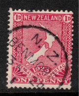 NZ 1923 1d Map Pmk = Benmore SG 460 U #CCO13 - Gebraucht